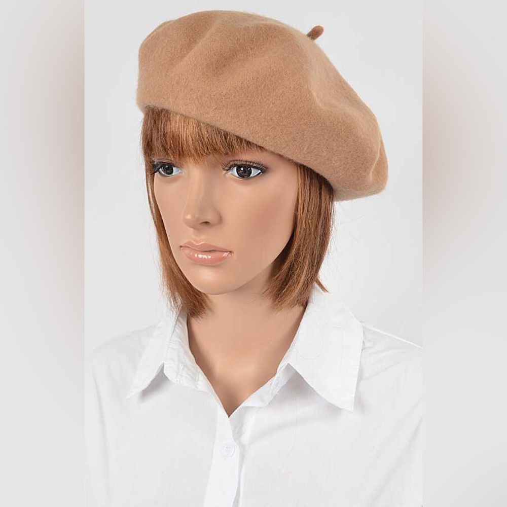 Bling Rhinestone Wool Tam Beret Hat - Picture 3 of 6